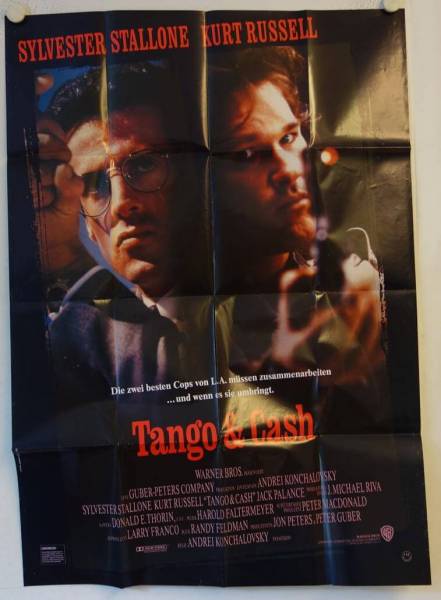 Tango und Cash original release german double-panel movie poster